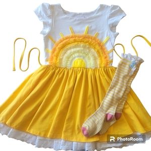 Girl August rainbow dress